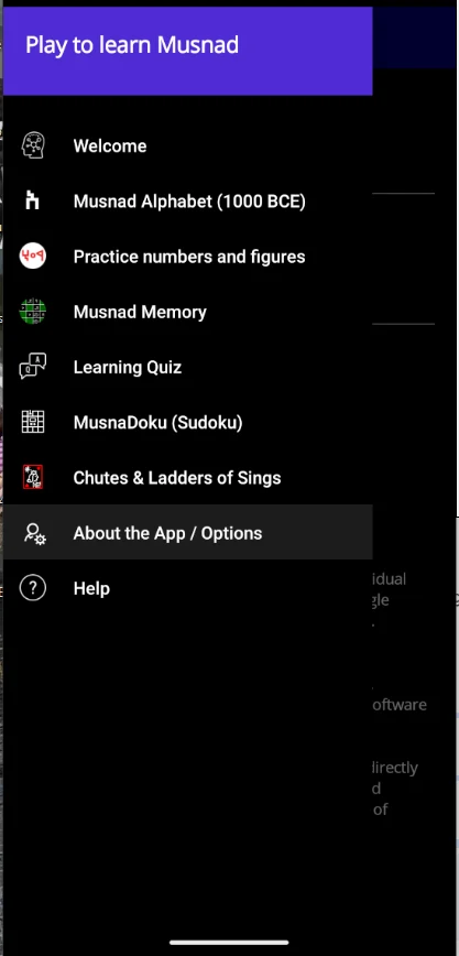 Musnad Alphabet by Playing screenshot